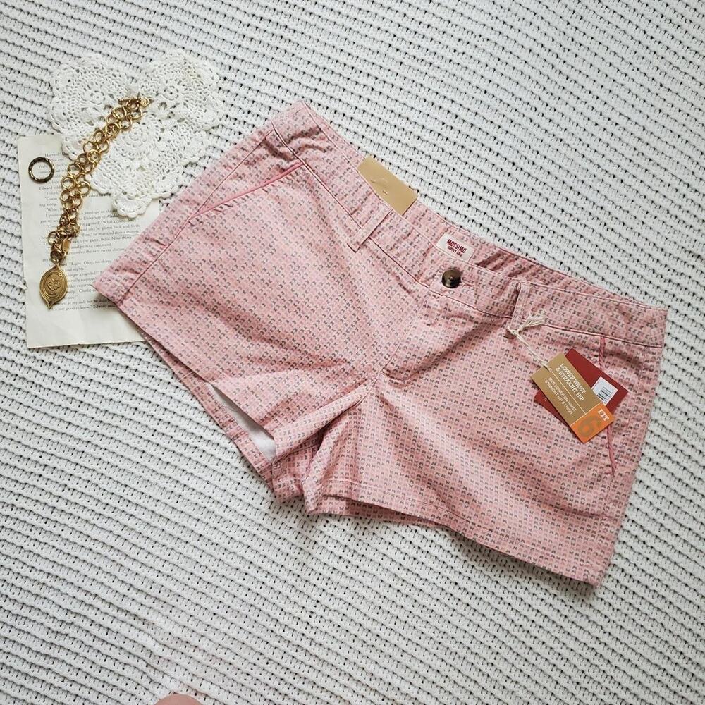 Deadstock mossimo pink shorts with butterflies